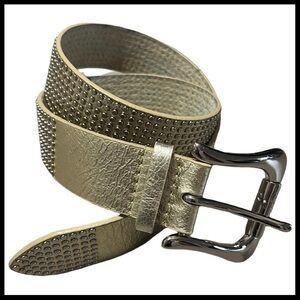 GUESS Genuine Leather Studded Belt